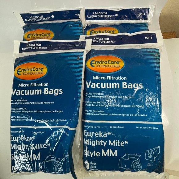 EnviroCare Technologies  99.7% MicroFiltration Vacuum Bags Mighty Might 4 Packs - Picture 1 of 7